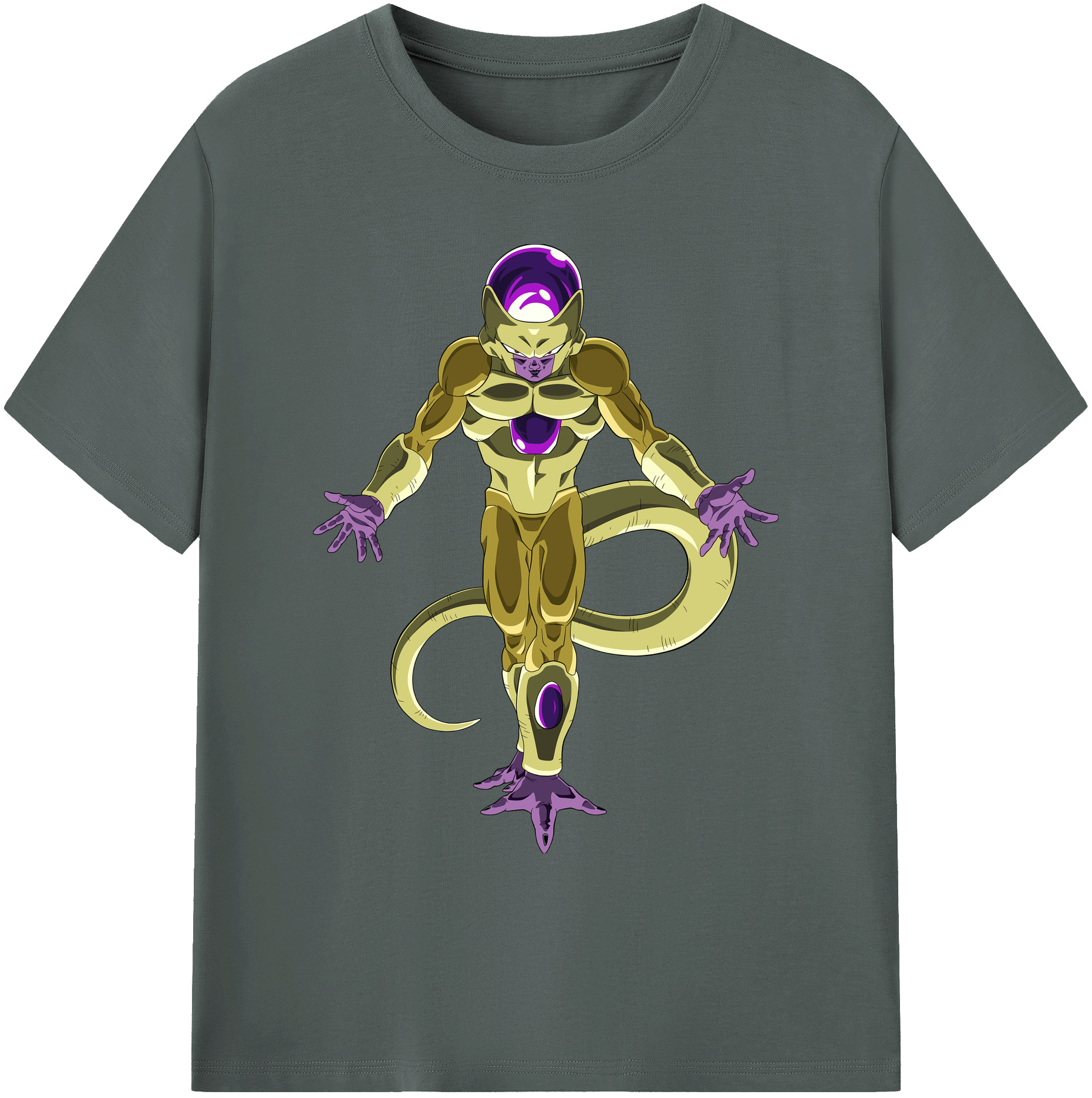 （画像用） ドラゴンボール フリーザ DRAGON BALL Frieza 綿100％ メンズ半袖Tシャツ｜肌触りやわらか＆通気性